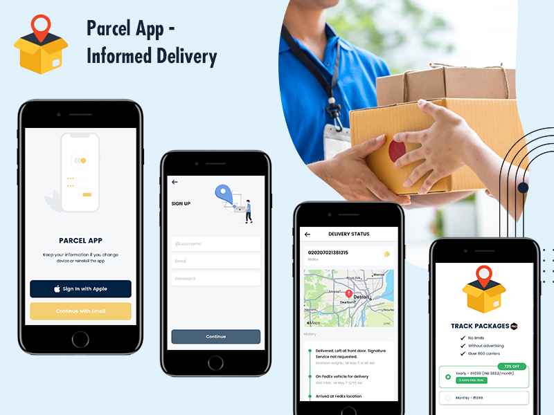 Parcel App – Parcel Tracking & Informed Delivery Application
