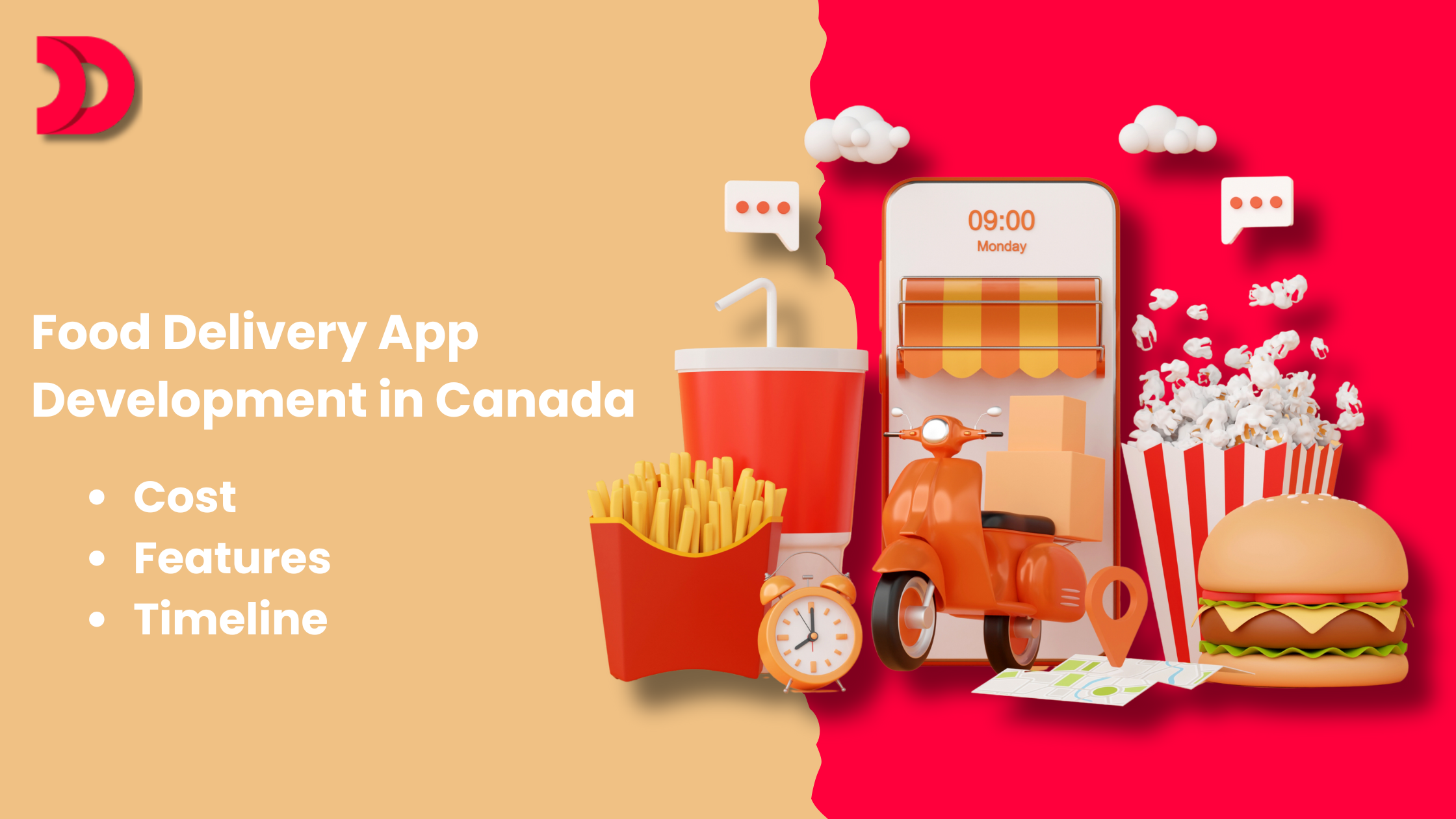 Food Delivery App Development in Canada: Cost, Features & Timeline